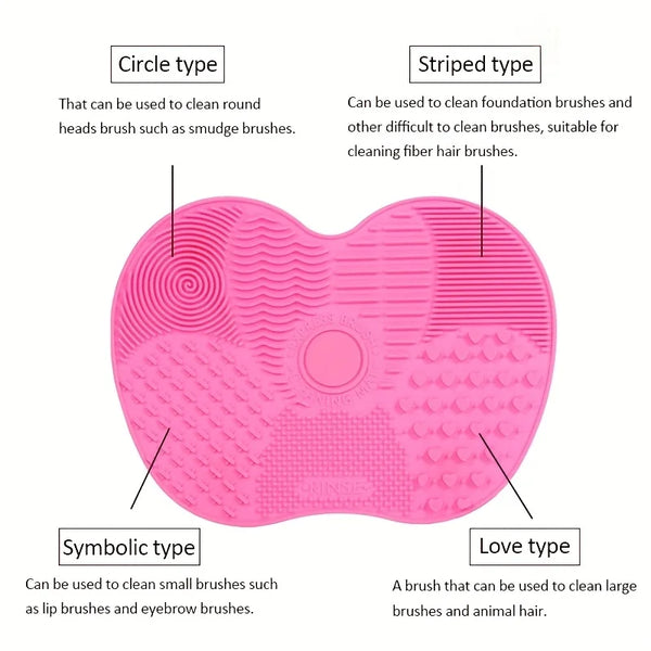 Apple Shape Makeup Brush Cleaner