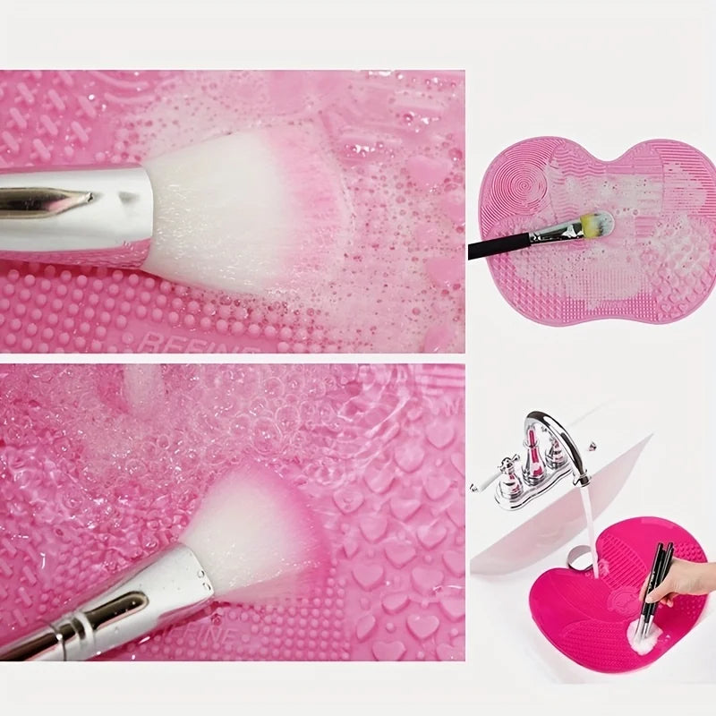 Apple Shape Makeup Brush Cleaner
