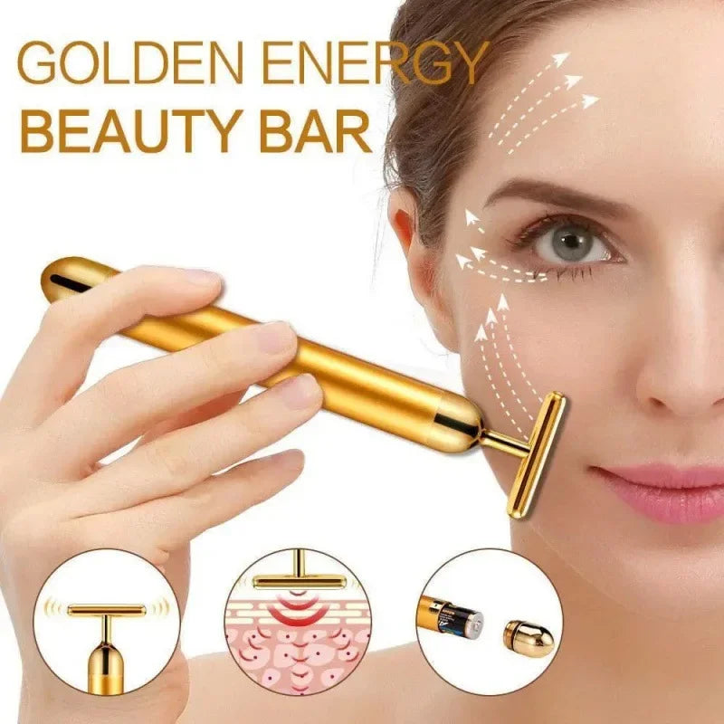 24k Gold Glow Facial Roller