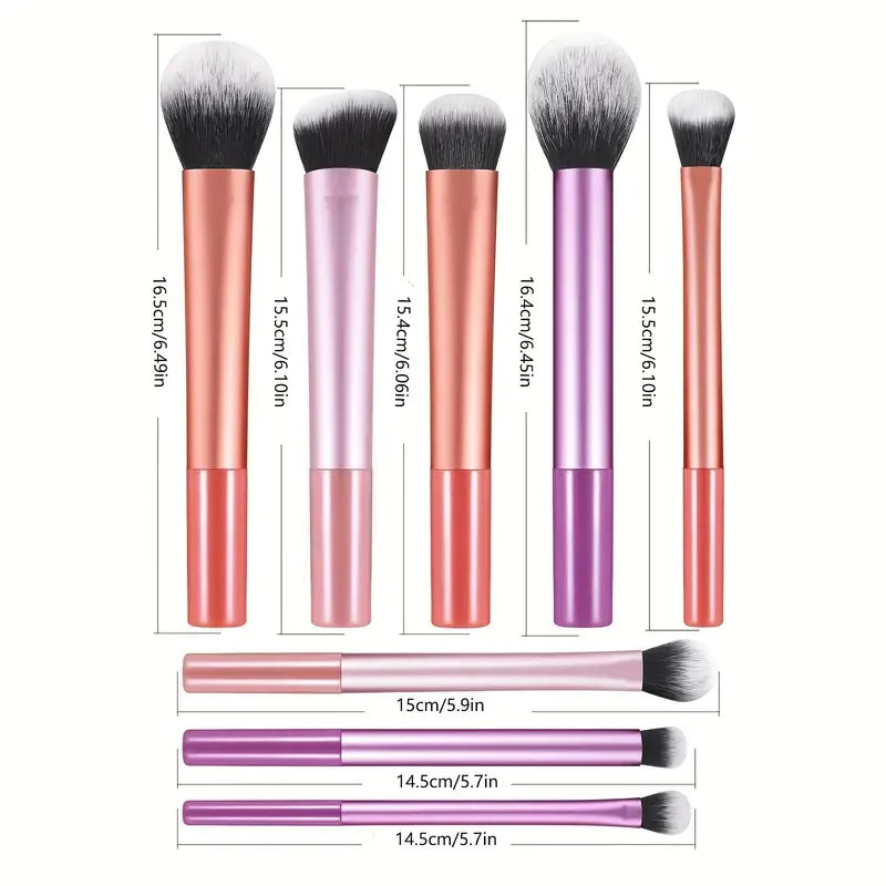 Soft Glam Makeup Brush Set
