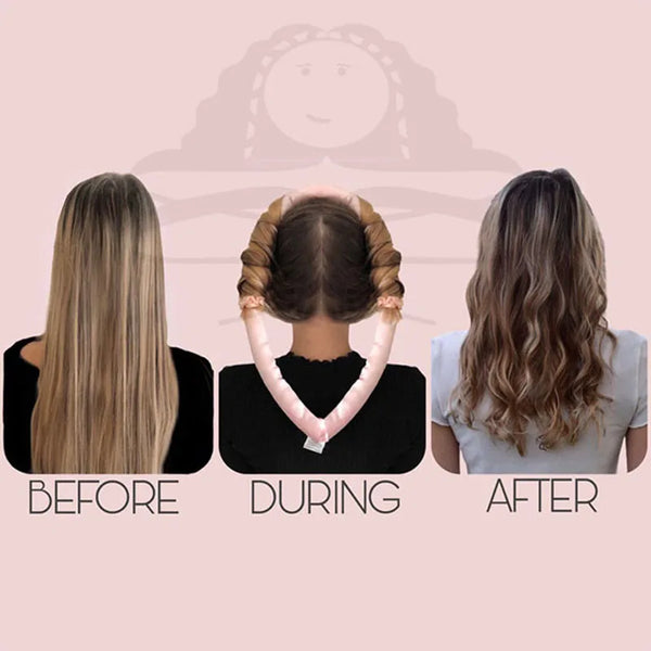 Heatless Hair Curling Magic