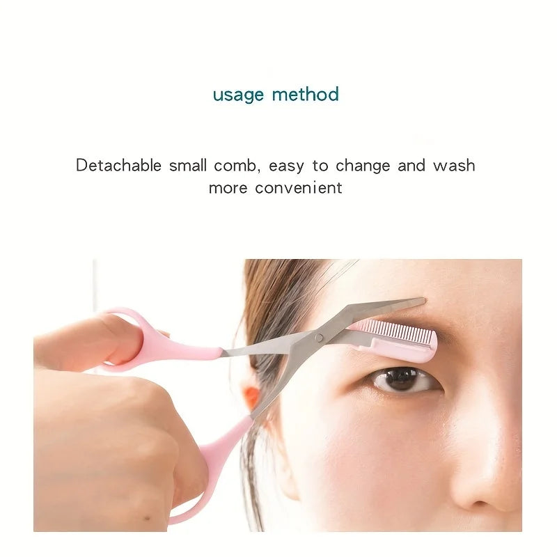Elegant Brow Shaping Scissors