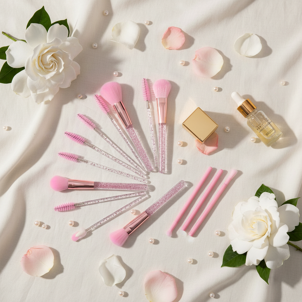 Brush Fan Ivory