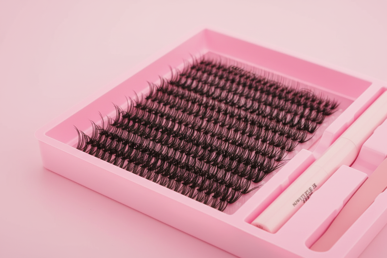Eyelash Cluster Kit Side Angle