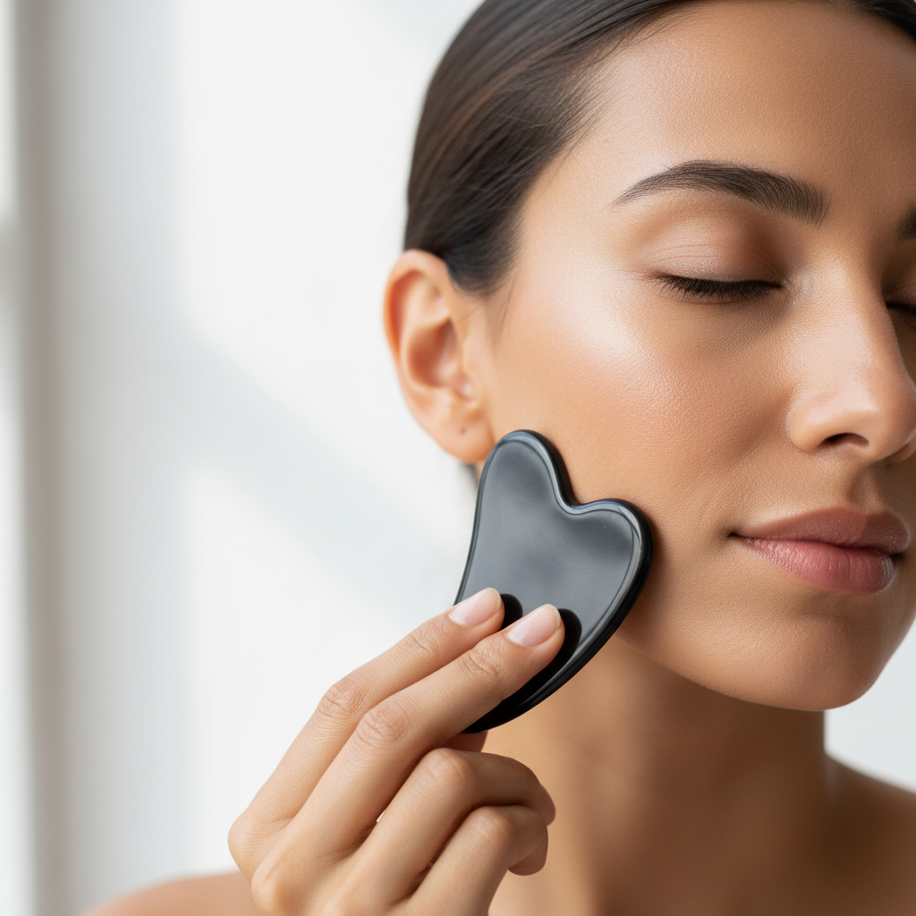 Gua Sha In-Use Face