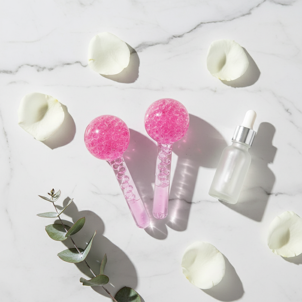 Ice Globes Flat Lay 1