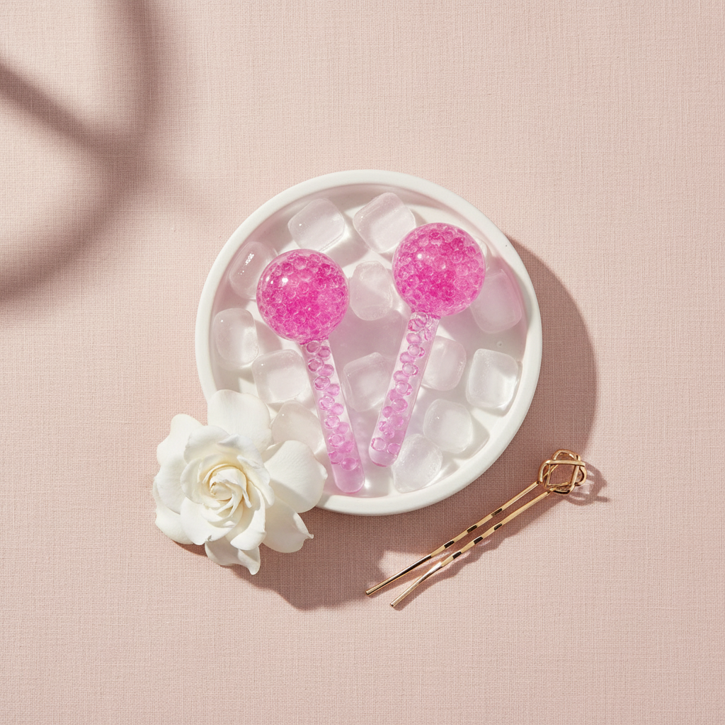 Ice Globes Flat Lay 2