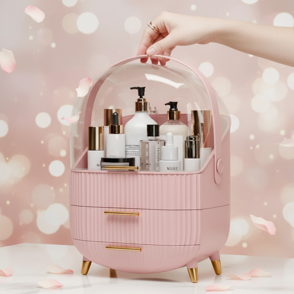 Beauty Organizer with Drawers - Hand Opening - Aura Luna