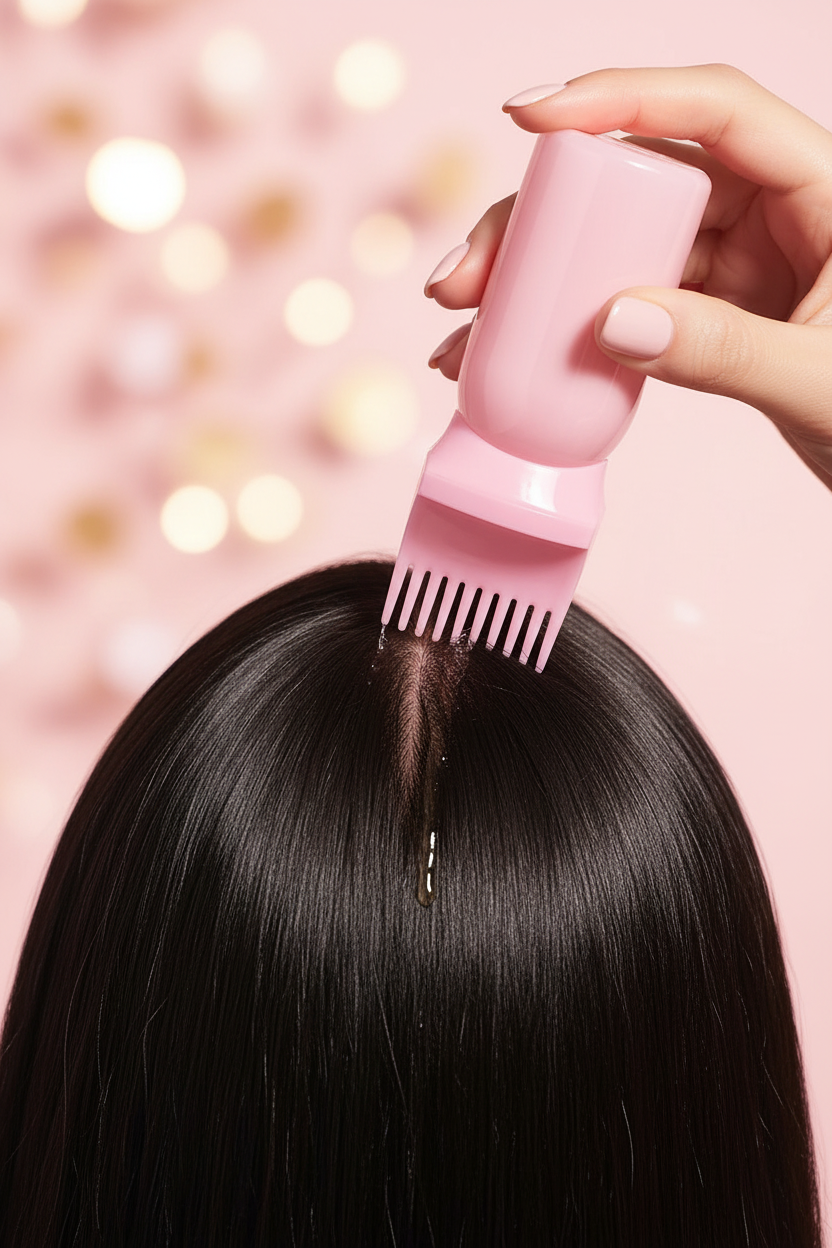 Mist & Comb Styling Duo - Root Comb Application - Aura Luna