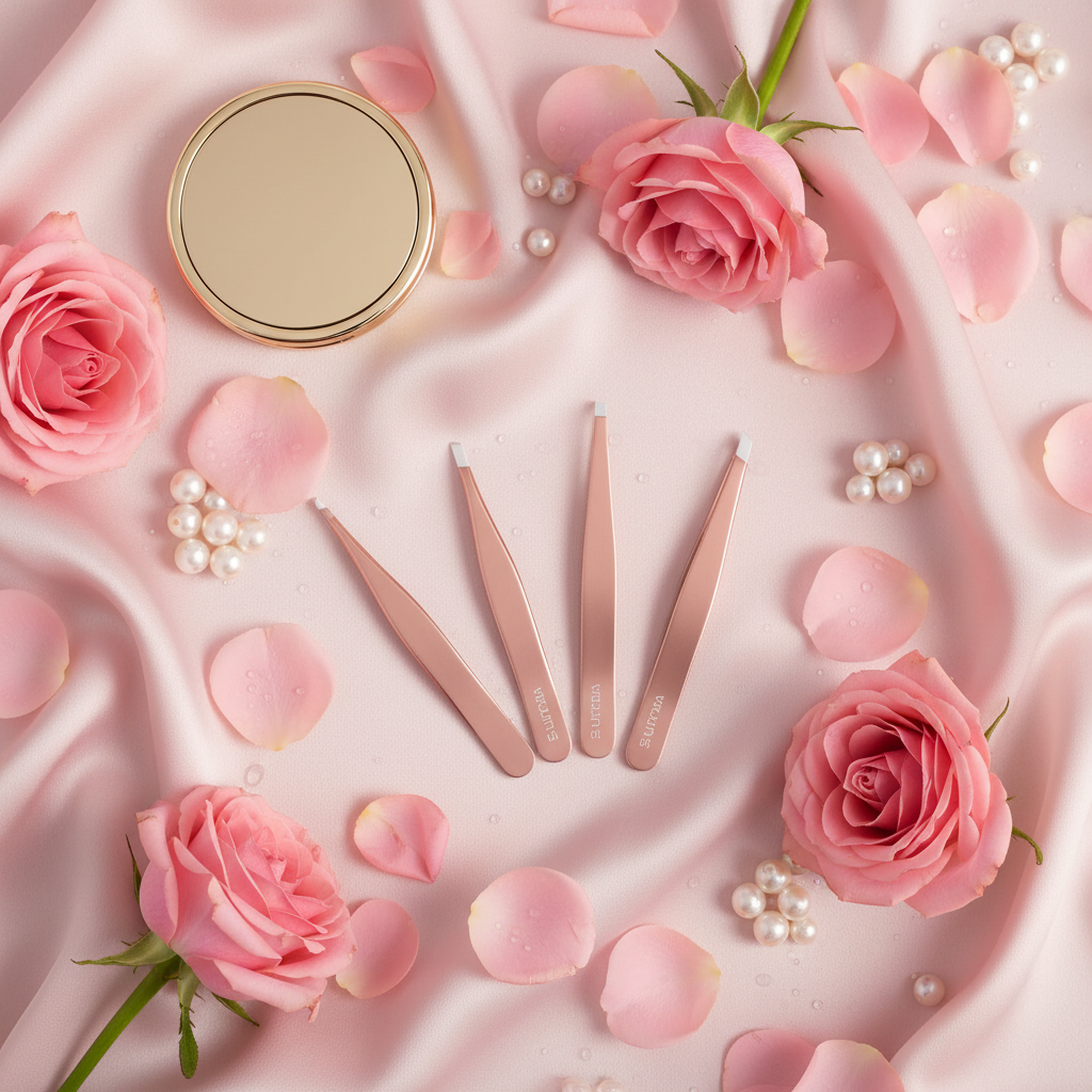 Tweezer Fan Flat Lay
